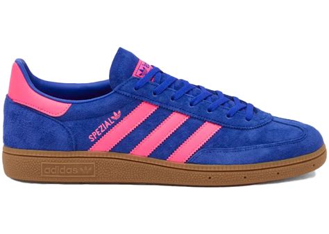 adidas Originals Handball Spezial (Blue Lucid Pink, Womens, 7.5)